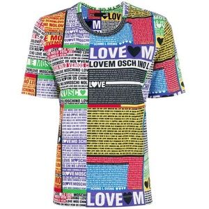 Vintage Moschino newspaper print shirt❣️